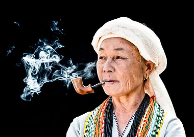 Karen Grandma Smoking