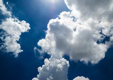 Blue sky and clouds