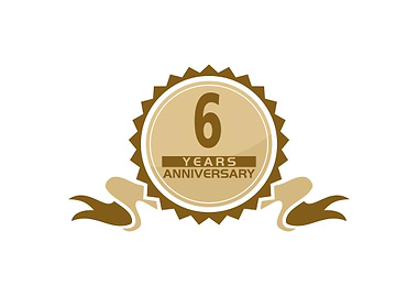 6 Years Ribbon Anniversary