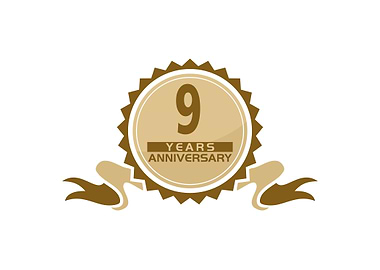 9 Years Ribbon Anniversary
