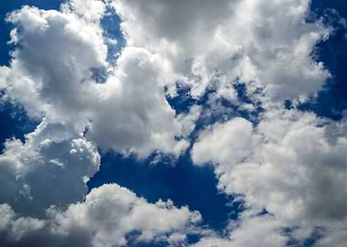Blue sky and clouds