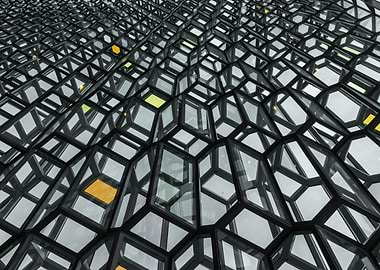 Honeycomb window