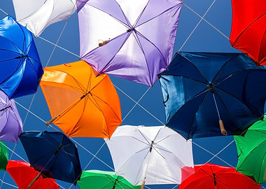 Colorful umbrellas
