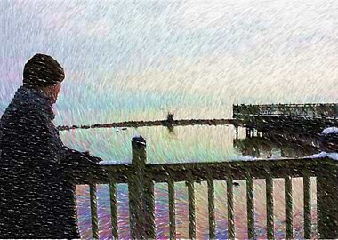 The man at the water