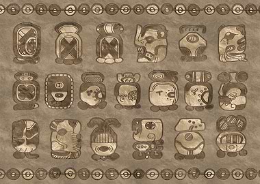Mayan Calendar Glyphs