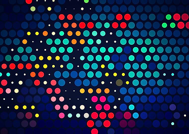 Colorful dot abstract