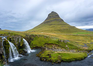Snaefellsnes waterfall