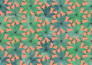 Green floral