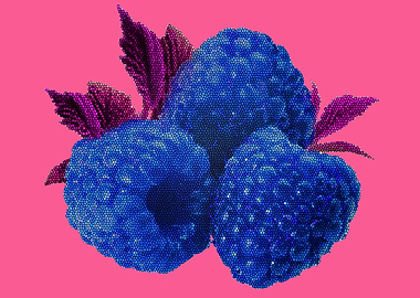 Blue raspberries