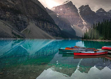 Canoes in the Mountains