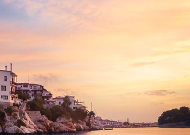 Skiathos Town at Sunrise