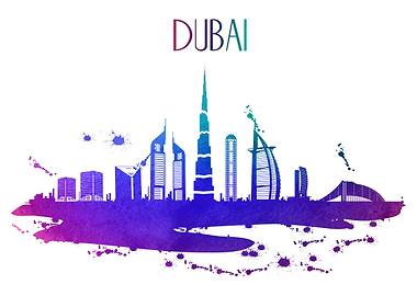 Watercolor Dublin Ireland