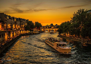 Sleeping sun in Paris