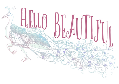 Hello Beautiful Peacock