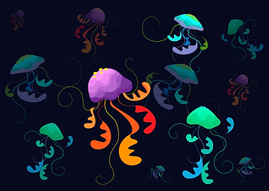 jellyfish in the ocean