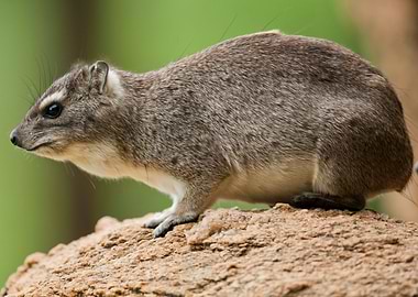 yellow spotted rock hyrax