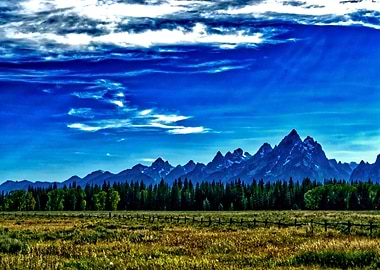 Beauty of Grand Teton HDR