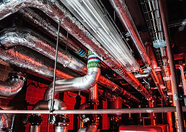 Industrial Boiler Room