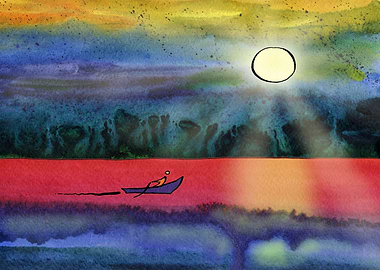 Fishing Boat On The Sea 03