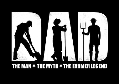 Dad Farmer Legend