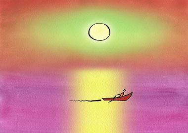 Fishing Boat On The Sea 09