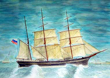 Tall Ship Barque Sjofroken