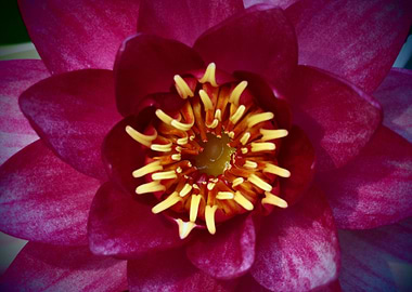 Deep Purple Water Lily