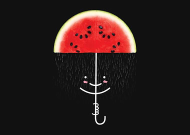 Watermelon smile rain