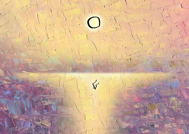 Seagull Above The Sea