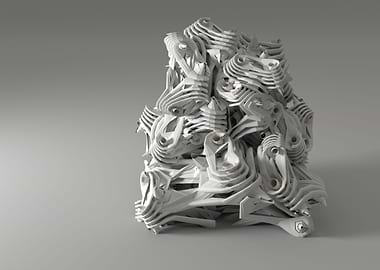 Abstract 3D fractal