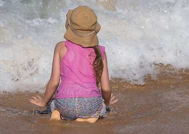 Girl At The Beach