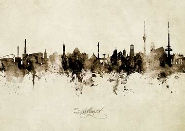 Stuttgart Skyline
