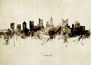 Columbus Ohio Skyline