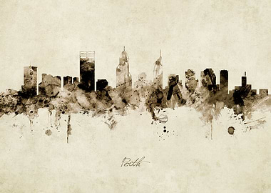 Perth Australia Skyline