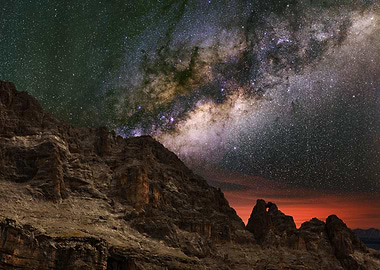 Milky Way in the Mountains