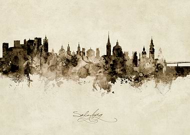 Salzburg Austria Skyline