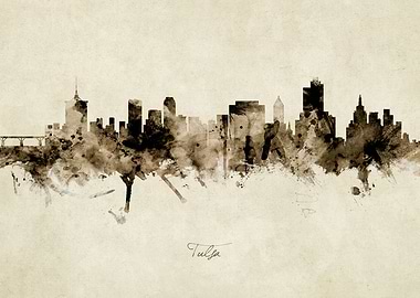 Tulsa Oklahoma Skyline