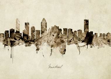 Montreal Canada Skyline