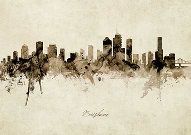 Brisbane Australia Skyline
