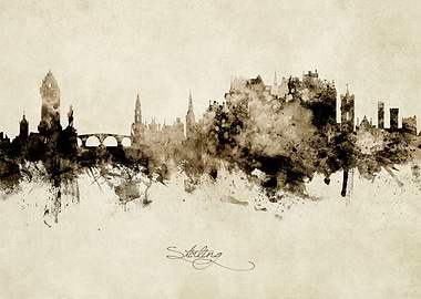 Stirling Scotland Skyline