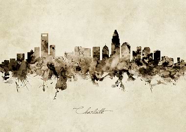 Charlotte NC Skyline