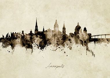 Annapolis Maryland Skyline