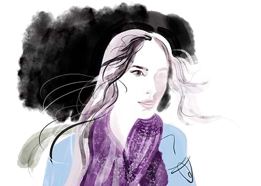 Notre Dame Continuous Line