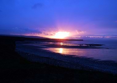 Sunset over Lilstock