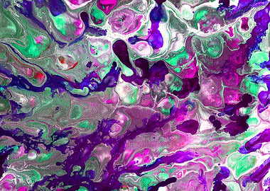 Color blot acrylic fluid