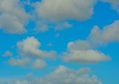 White Clouds Blue Skies