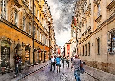 Warsaw city art