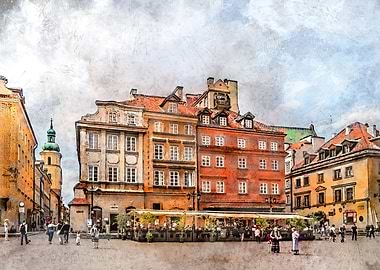 Warsaw city art