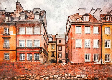 Warsaw city art