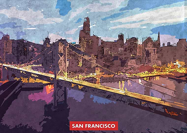 San Francisco City Skyline